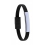 Bracciale con caricabatteria USB Nero