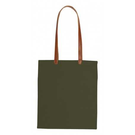 Borsa per la spesa in cotone Verde scuro