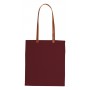 Borsa per la spesa in cotone Borgogna