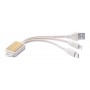 Portachiavi con cavetteria USB Beige