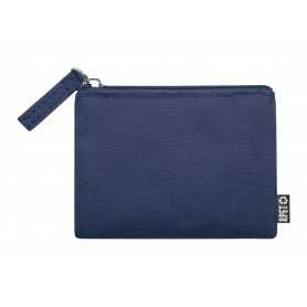 Portamonete in RPET Blu scuro