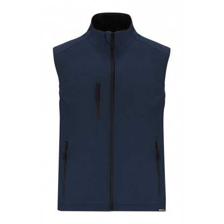 Gilet in softshell RPET Blu scuro XL