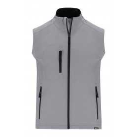 Gilet in softshell RPET Grigio XXXL
