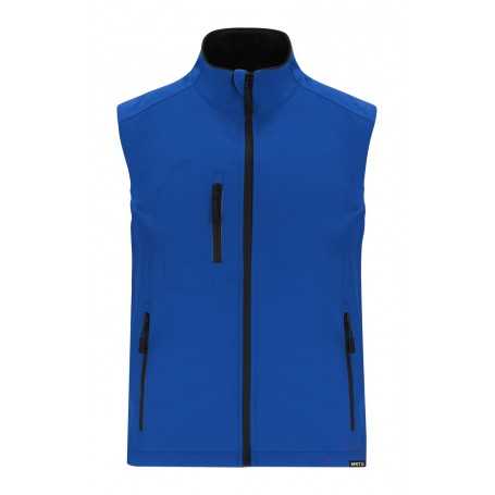 Gilet in softshell RPET Blu XL