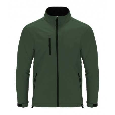 Giacca softshell RPET Verde scuro XXL