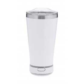 Mug termico con cassa acustica Bianco