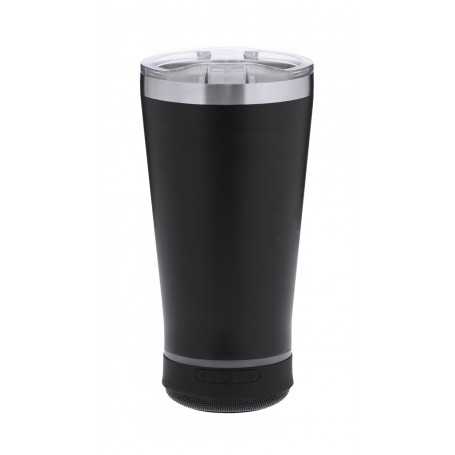 Mug termico con cassa acustica Nero