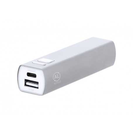 Power bank Argento