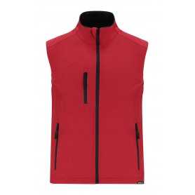 Gilet in softshell RPET Rosso XXXL
