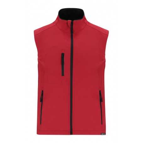 Gilet in softshell RPET Rosso XXXL