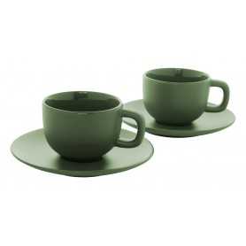 Set tazze da cappuccino Verde