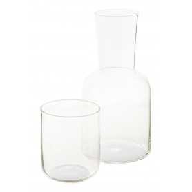 Set bicchiere e caraffa Trasparente