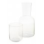 Set bicchiere e caraffa Trasparente
