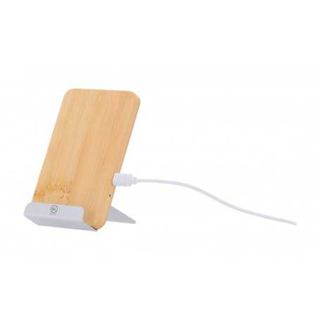 Caricatore wireless con supporto porta cellulare Naturale