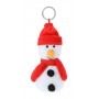 Portachiavi natalizio di peluche, pupazzo di neve Multicolore