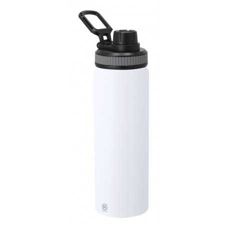Borraccia in alluminio riciclato Bianco
