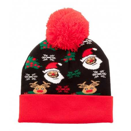 Cappellino invernale a tema natalizio Multicolore
