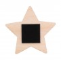 Magnete frigo personalizzabile natalizio, stella Naturale