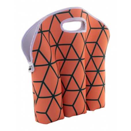 Borsa per lattine birra in RPET personalizzabile Bianco