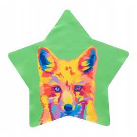 Pulisci occhiali personalizzabile, stella Bianco