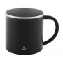 Mug in acciaio riciclato Nero