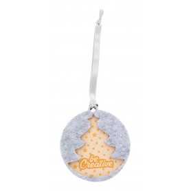 Decorazione natalizia, albero di Natale Grigio