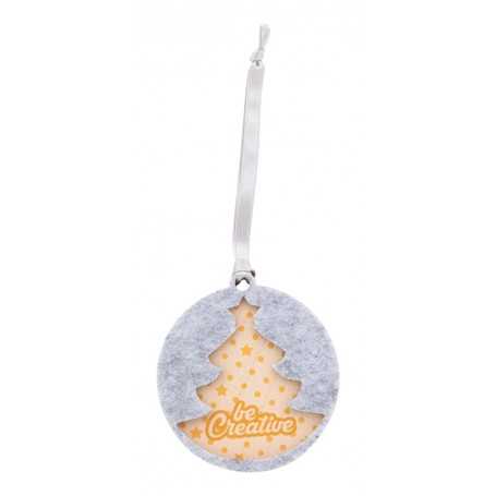 Decorazione natalizia, albero di Natale Grigio