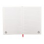 Quaderno in riciclato cartone per il latte Rosso