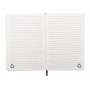 Quaderno in riciclato cartone per il latte Blu