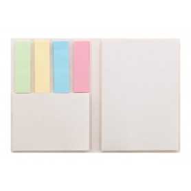 Blocco foglietti adesivi in riciclato cartone per il latte Bianco