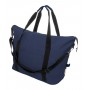 Borsa da viaggio in tela riciclata Blu scuro