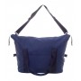 Borsa da viaggio in tela riciclata Blu scuro