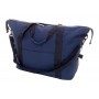 Borsa da viaggio in tela riciclata Blu scuro