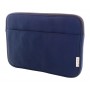 Custodia per computer portatile in tela riciclata Blu scuro