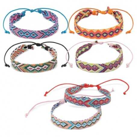BRACCIALETTI HIPPY (PACK DA 6) 10761|Gioiellieri e bracciali|StampaFast