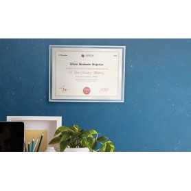 PORTAFOTO DI VETRO DIPLOMA A4 “BISEL” 10741