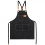GREMBIULE COTONE CANVAS E POLIESTERE RICICLATO “SIBARITA” 10810