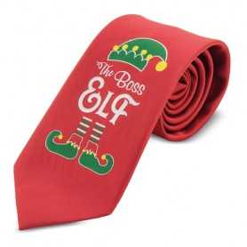 CRAVATTA NATALIZIA ELF PD-ELF