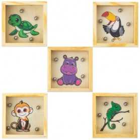 SET DI 5 LABIRINTI IN LEGNO “JUNGLE” 10909