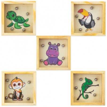 SET DI 5 LABIRINTI IN LEGNO “JUNGLE” 10909||StampaFast
