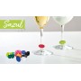 SET 12 SEGNABICCHIERI IN SILICONE SAZUL 10850|Kit accessori per il vino|StampaFast