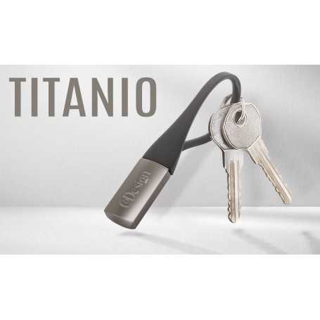 PORTACHIAVI &nbsp;“TITANIO” 10837