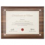 CORNICE IN LEGNO DIPLOMA A4 “EXCELENCIA” 10858||StampaFast