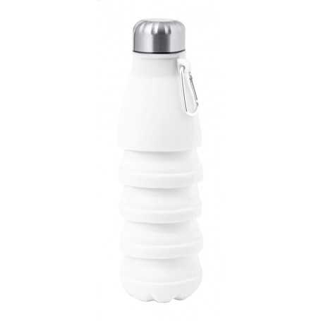 Bottiglia sportiva pieghevole Bianco