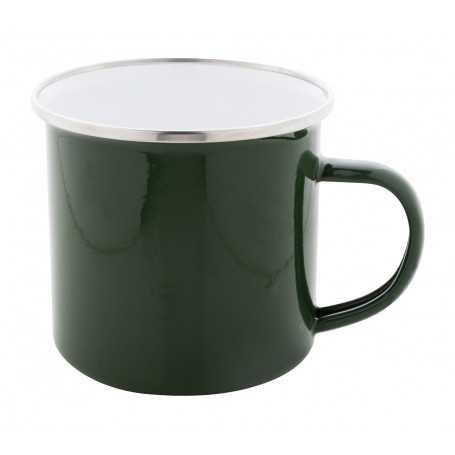 Mug in smalto Verde scuro