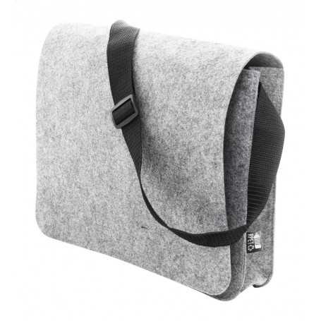 Borsa a tracolla in feltro RPET Grigio