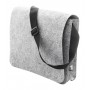 Borsa a tracolla in feltro RPET Grigio