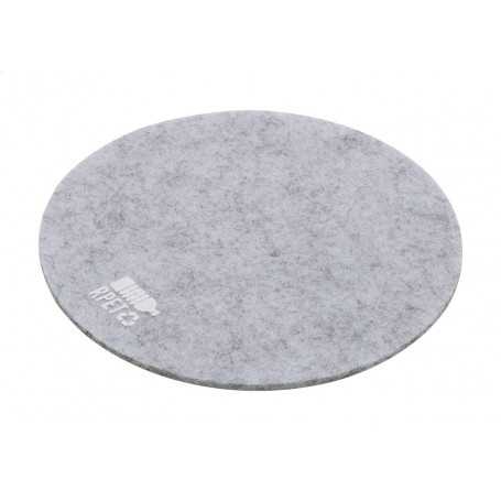 Sottobicchiere in feltro RPET Grigio