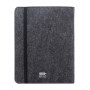 Portadocumenti in feltro RPET Grigio scuro