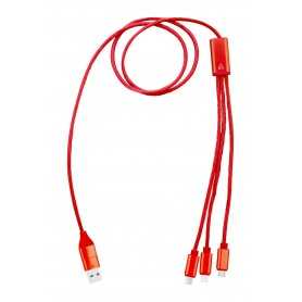 Cavo ricarica USB Rosso